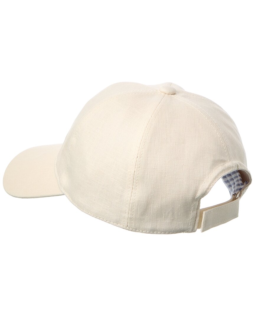 Brooks Brothers Linen Baseball Hat