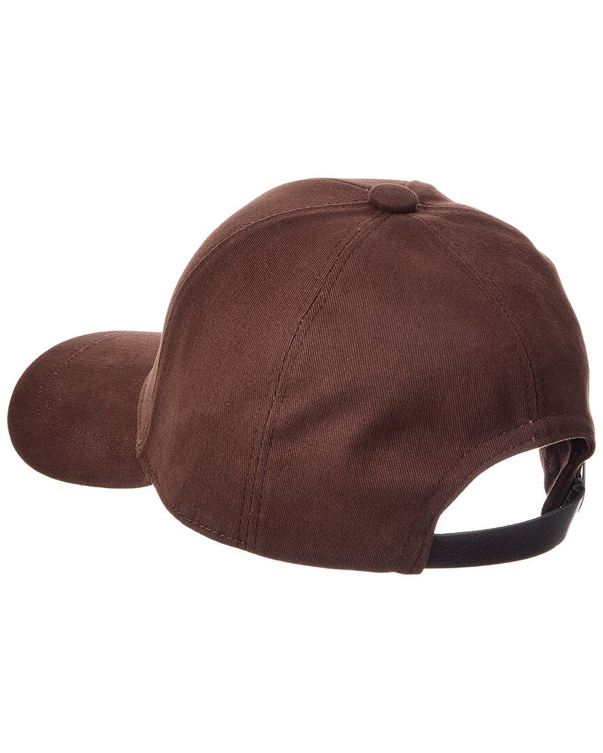 Bruno Magli Twill Baseball Cap