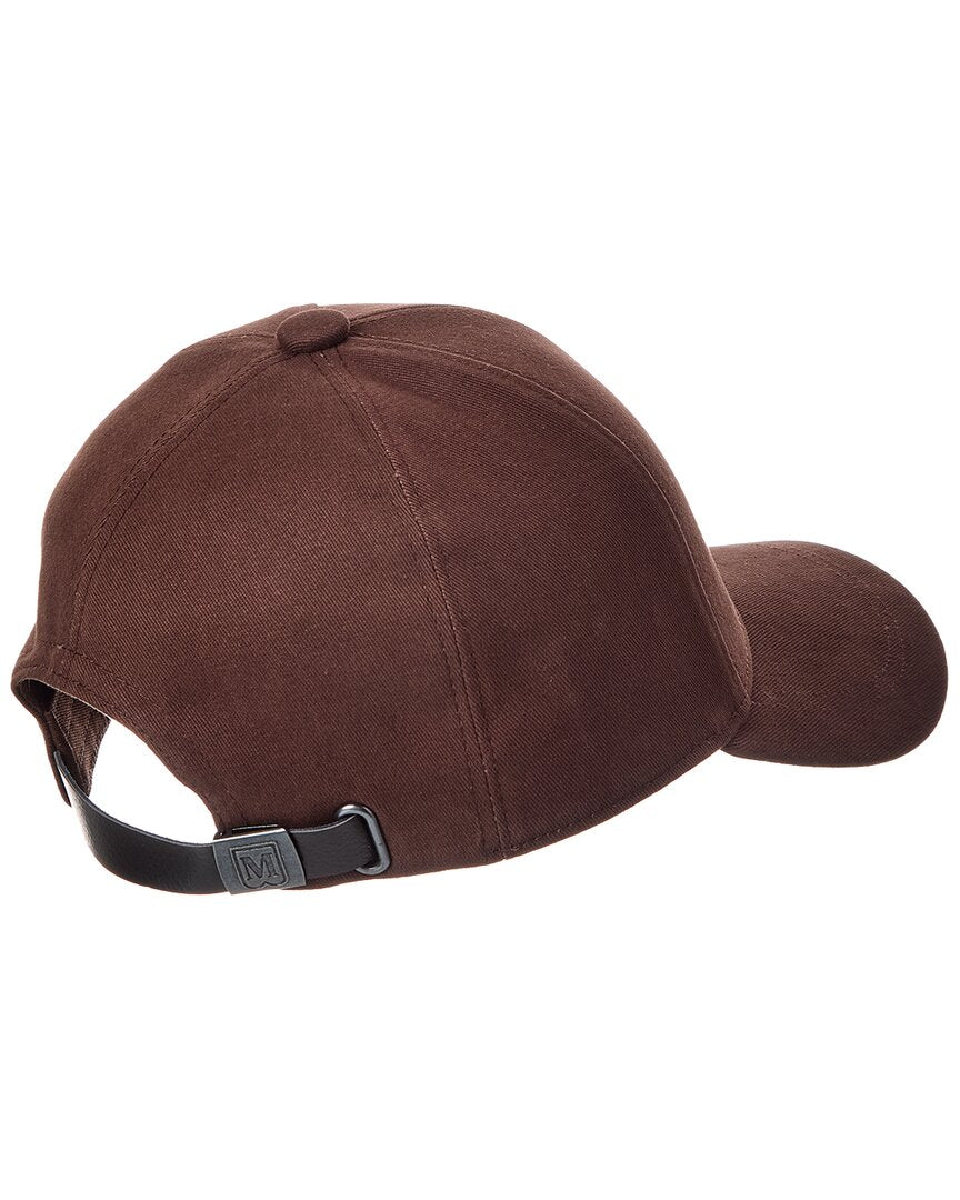 Bruno Magli Twill Baseball Cap
