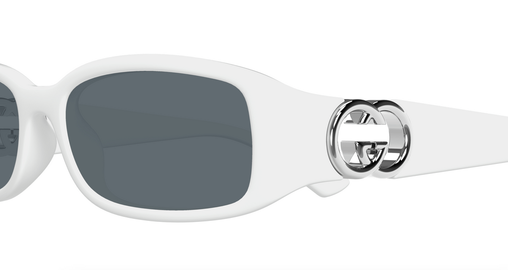 Gucci GG1661S-003 White square Ladies Sunglasses