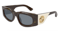 Gucci GG1664S-003 Havana square Ladies Sunglasses