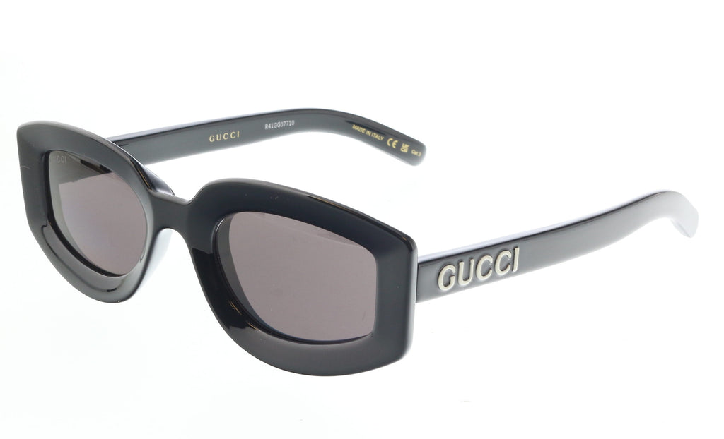 Gucci GG1719S-001 Black Oval Ladies Sunglasses