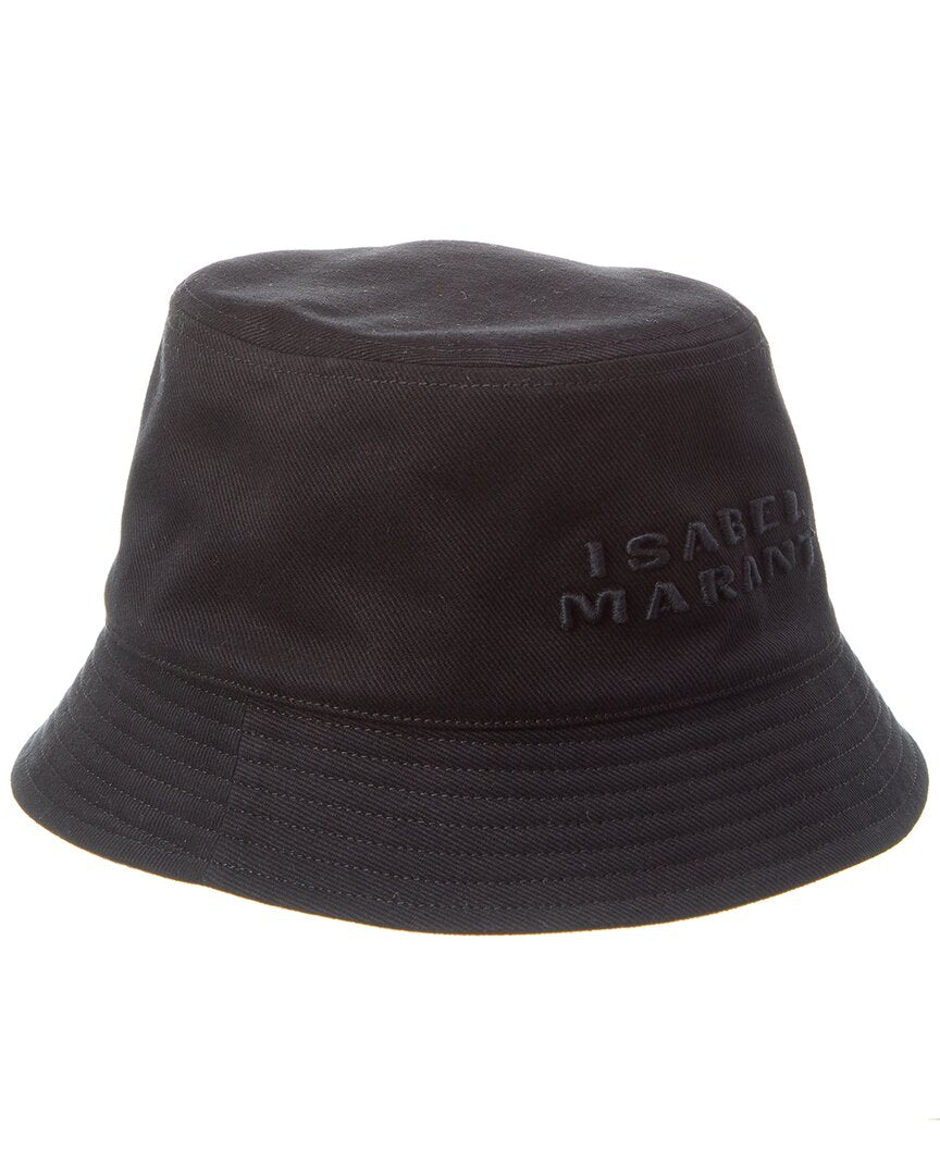 Isabel Marant Haley Bucket Hat, 57, Black