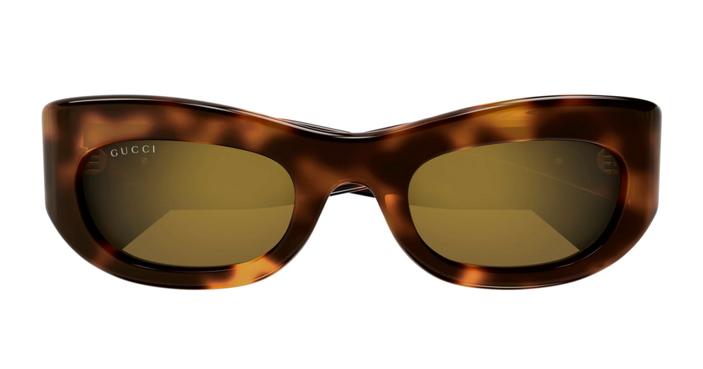 Gucci GG1809S-003 Havana round Ladies Sunglasses