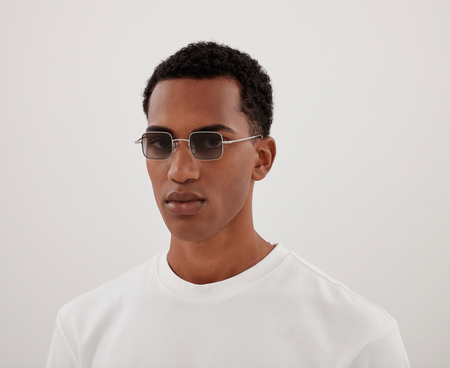 Gucci GG1813S-003 Silver square Unisex Sunglasses