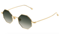 Gucci GG1814S-001 Gold geometric Unisex Sunglasses
