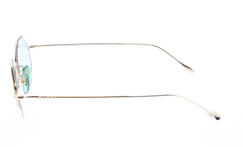 Gucci GG1814S-004 Gold geometric Unisex Sunglasses