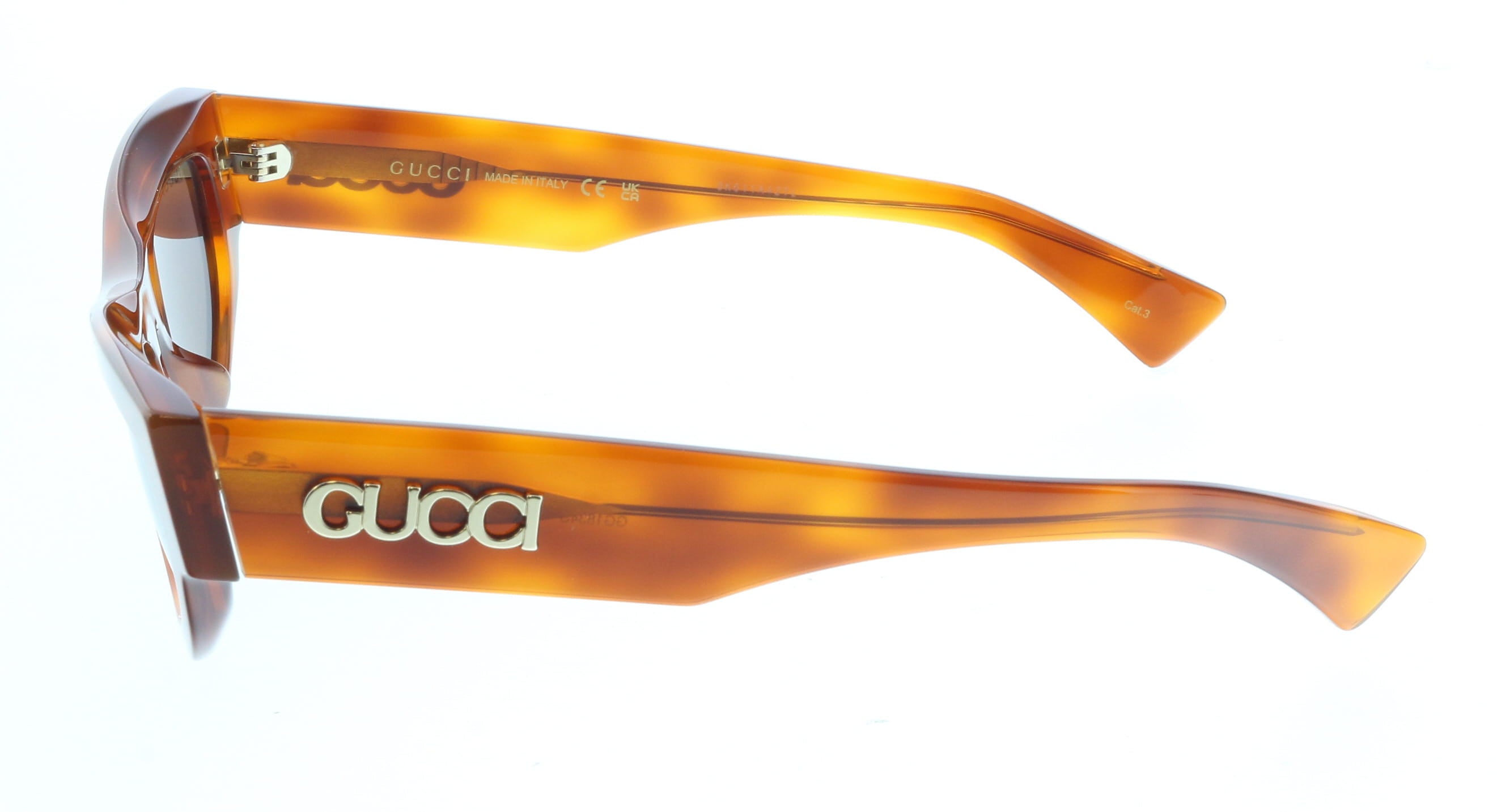 Gucci GG1834S-002 Havana cat-eye Ladies Sunglasses