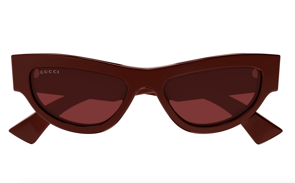 Gucci GG1834S-003 BURGUNDY cat-eye Ladies Sunglasses