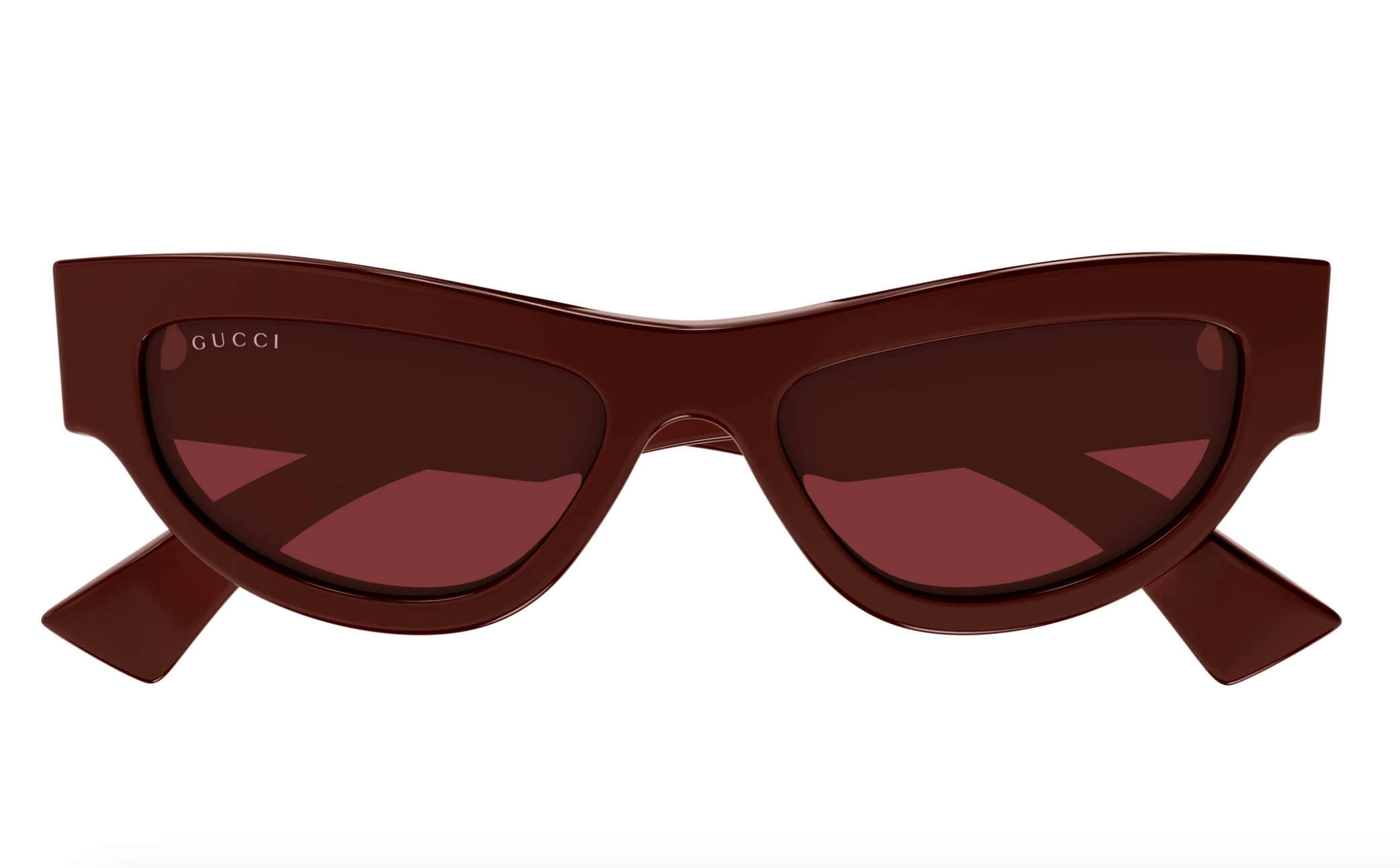 Gucci GG1834S-003 BURGUNDY cat-eye Ladies Sunglasses