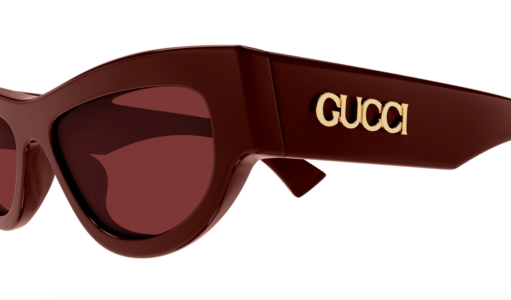 Gucci GG1834S-003 BURGUNDY cat-eye Ladies Sunglasses