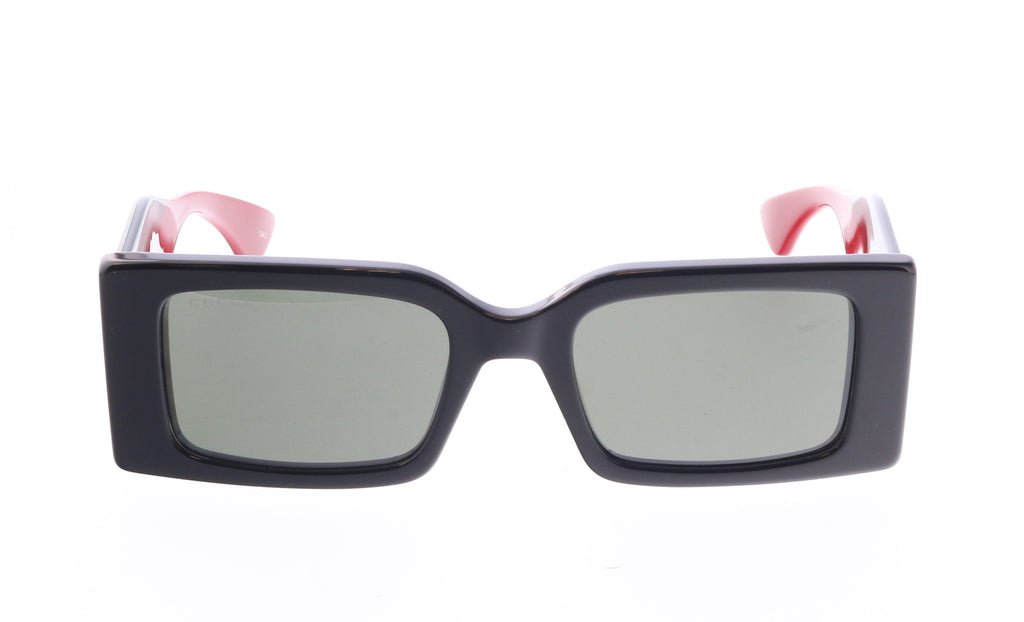 Gucci GG1860S-001 Black & Green square Ladies Sunglasses