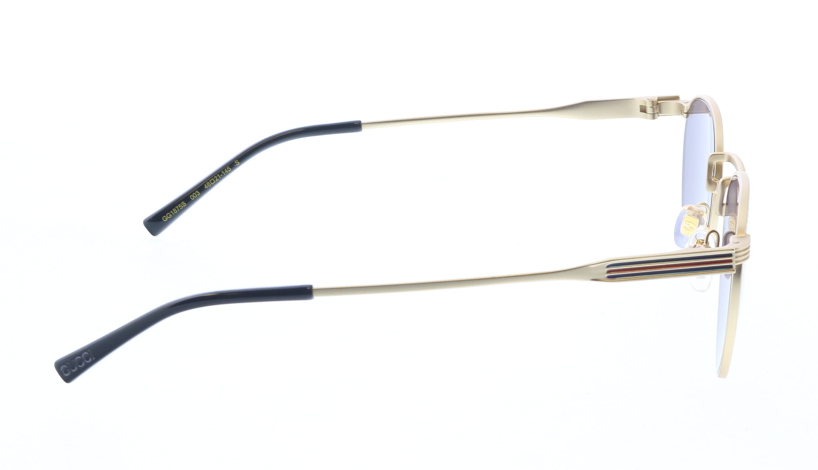 Gucci GG1875S-003 Gold aviator Mens Sunglasses