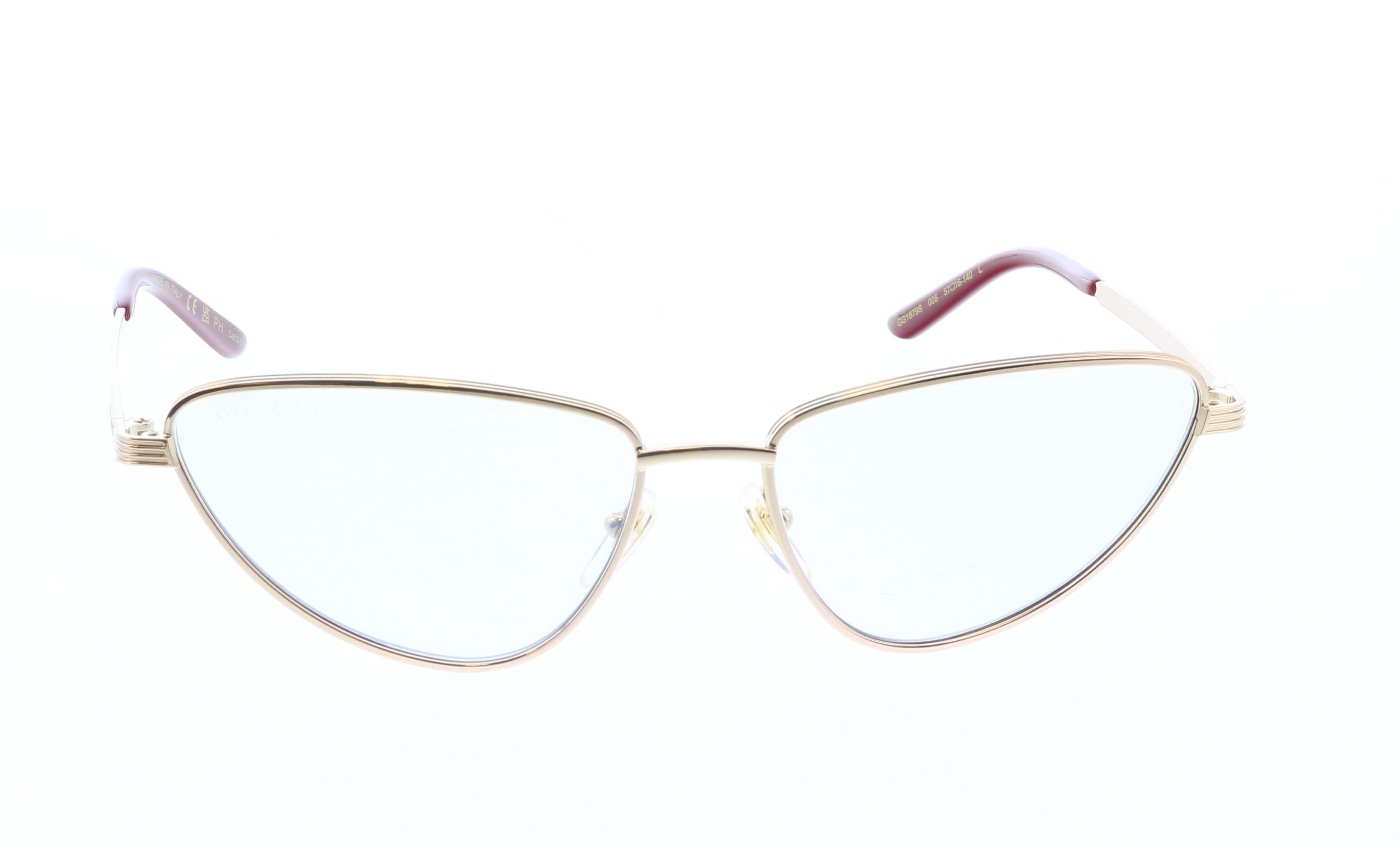 Gucci GG1879S-005 Gold cat-eye Ladies Sunglasses