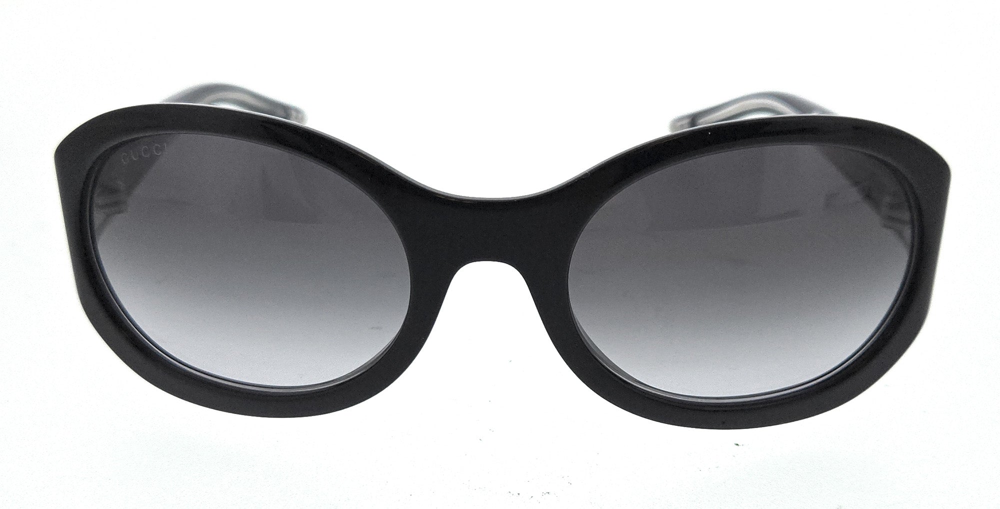 Gucci GG2012S-001 Black round Ladies Sunglasses