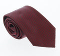 Emporio Armani Red Dotted 100% Silk Mens Tie
