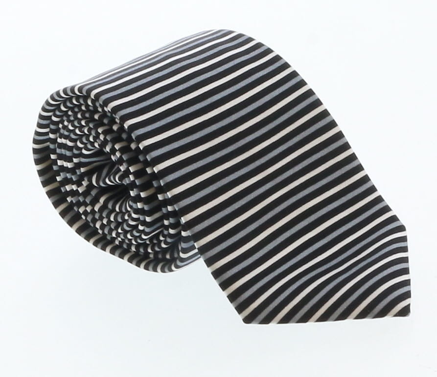 Emporio Armani Multicolor Striped 100% Silk Mens Tie