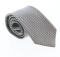Emporio Armani Silver Dotted 100% Silk Mens Tie