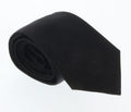Emporio Armani Black solid 100% Silk Mens Tie
