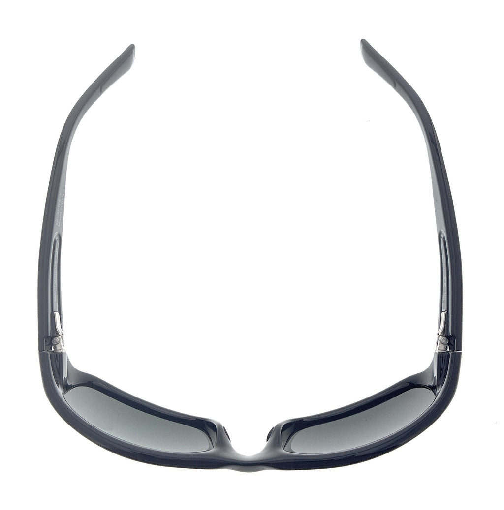 Maui Jim MJ0103S001 Polarized Wraparound Sunglasses for Men Lightweight Black