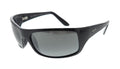 Maui Jim MJ0202S001 Gloss Black WrapAround Polarized Sunglasses Neutral