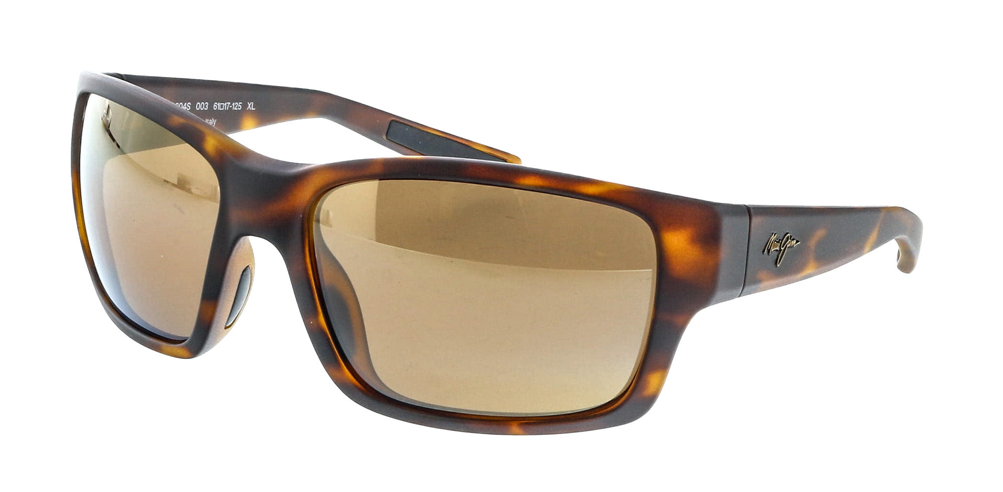 Maui Jim MJ0604S003 Bold Tortoise Shell Frame Sunglasses Rich Brown