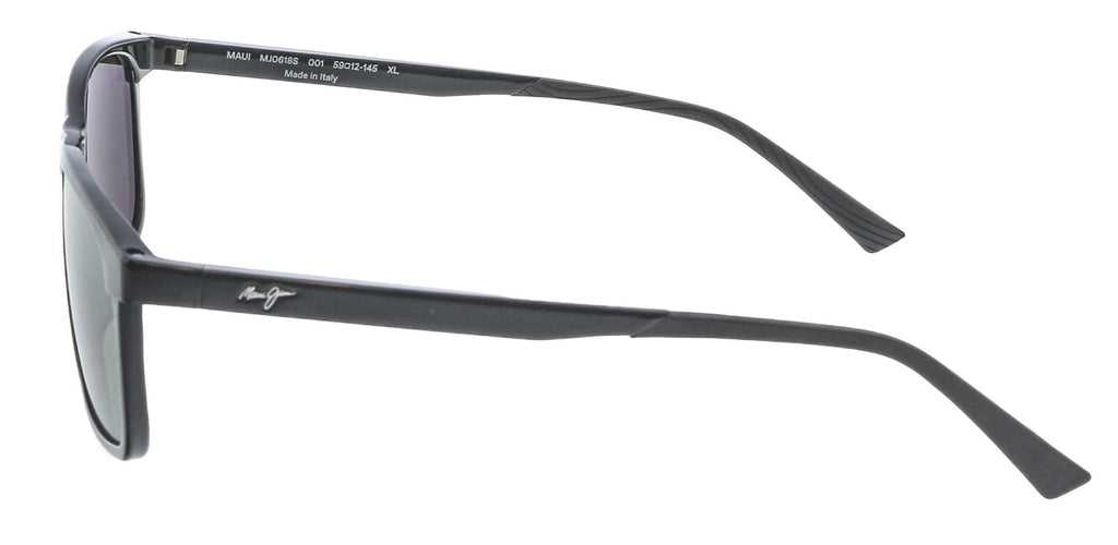 Maui Jim MJ0618S001 Sleek Horizons: Polarized Square Black