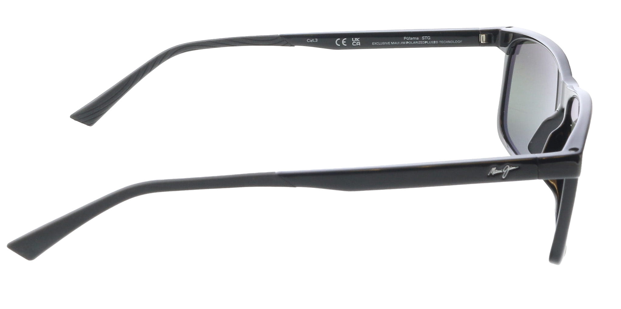 Maui Jim MJ0618S001 Sleek Horizons: Polarized Square Black