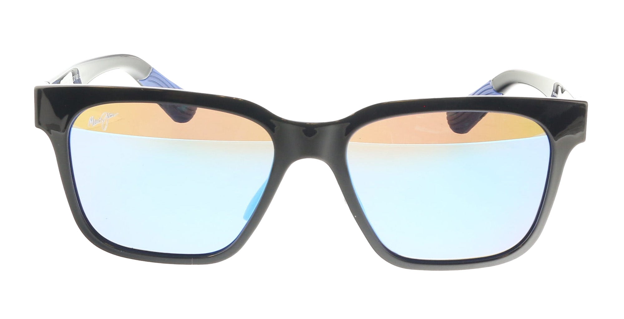 Maui Jim MJ0631S001 Square Polarized Sunglasses Matte Black Frame