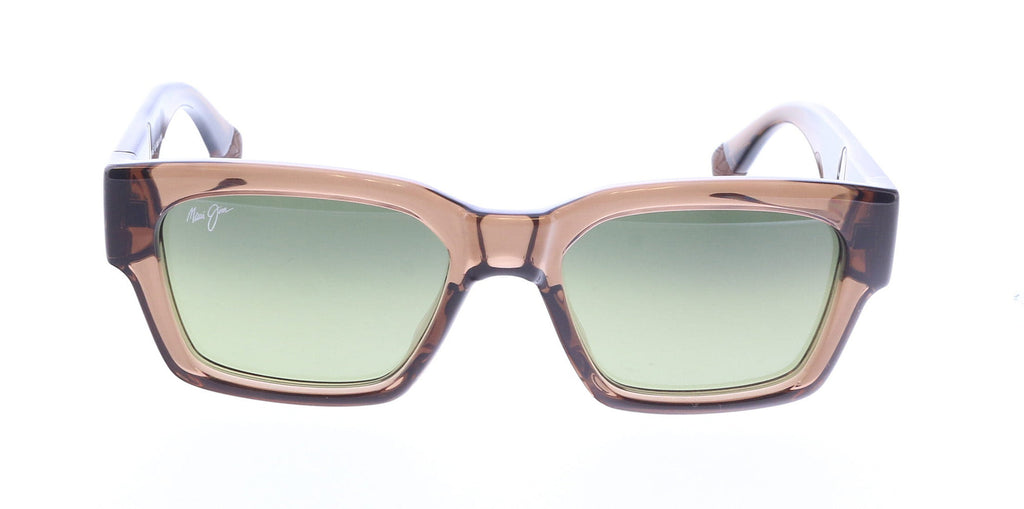 Maui Jim MJ0642S003 Statement Sunglasses Shy Translucent Brown Frame