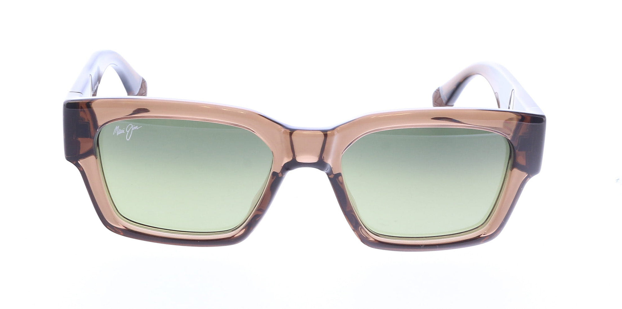 Maui Jim MJ0642S003 Statement Sunglasses Shy Translucent Brown Frame
