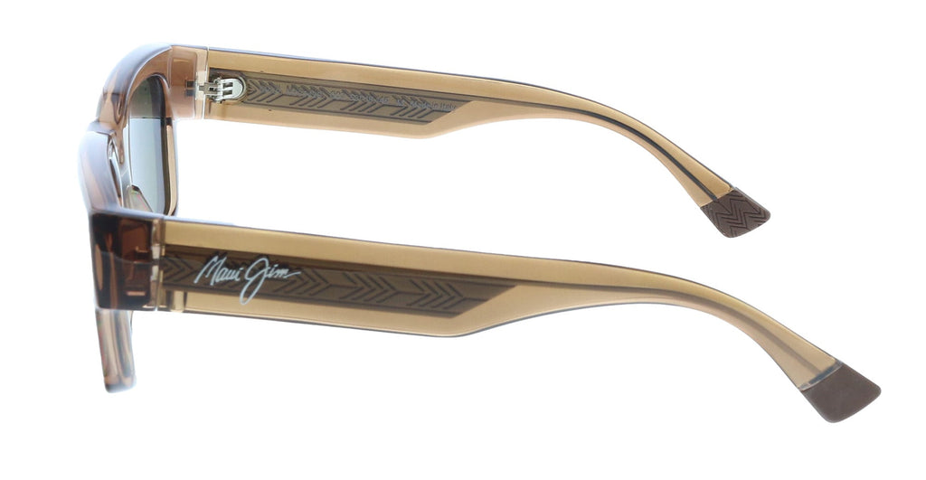 Maui Jim MJ0642S003 Statement Sunglasses Shy Translucent Brown Frame