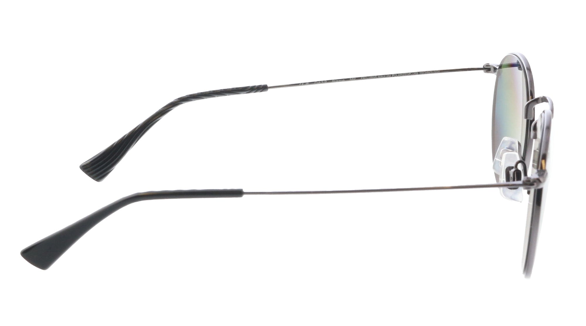 Maui Jim MJ0667S001 Ruthenium Round Metal Sunglasses Grey Gradient