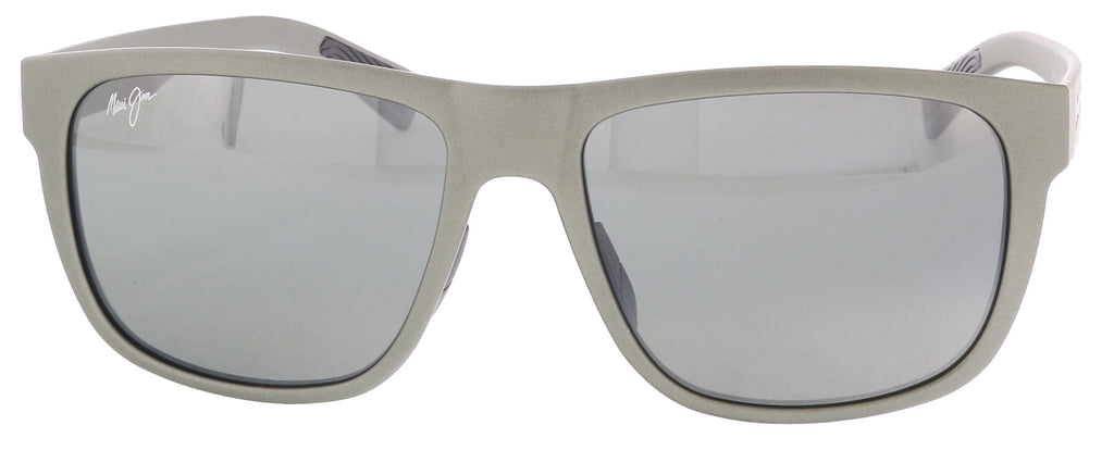Maui Jim MJ0670S-003 Matte Grey Green Square Neutral Grey Polarized