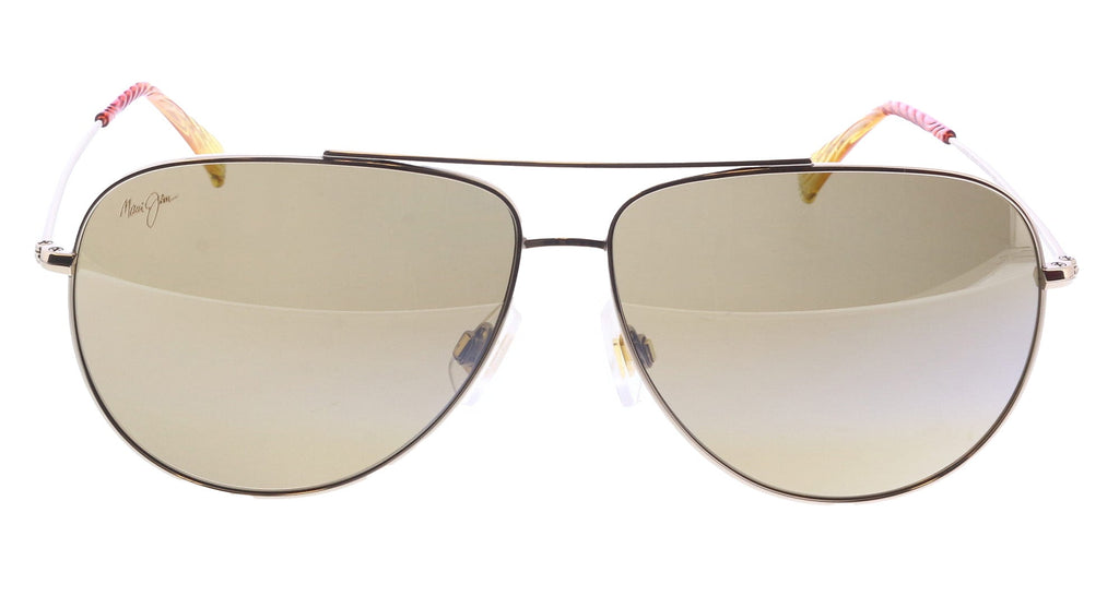 Maui Jim MJ0674S-004 Island-Inspired Gold Aviator Bronze Gradient