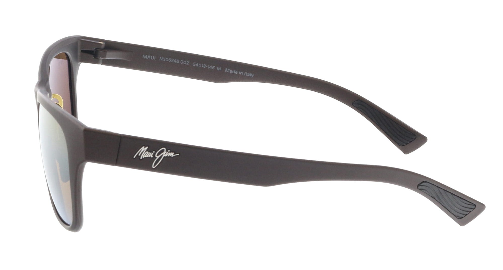 Maui Jim MJ0684S-002 Matte Brown Square Bronze SuperThin
