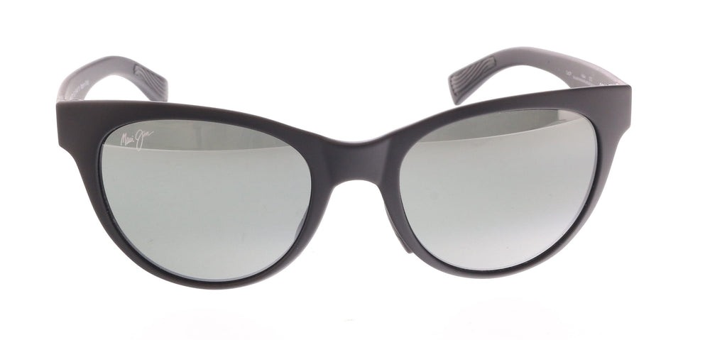 Maui Jim MJ0685S-001 Elegant Black Cat-Eye Grey Gradient Polarized