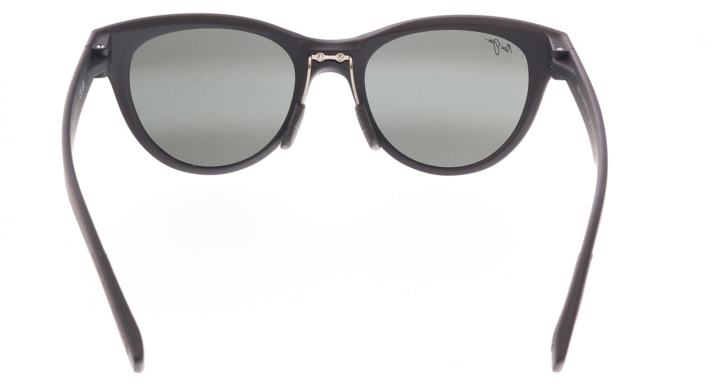 Maui Jim MJ0685S-001 Elegant Black Cat-Eye Grey Gradient Polarized