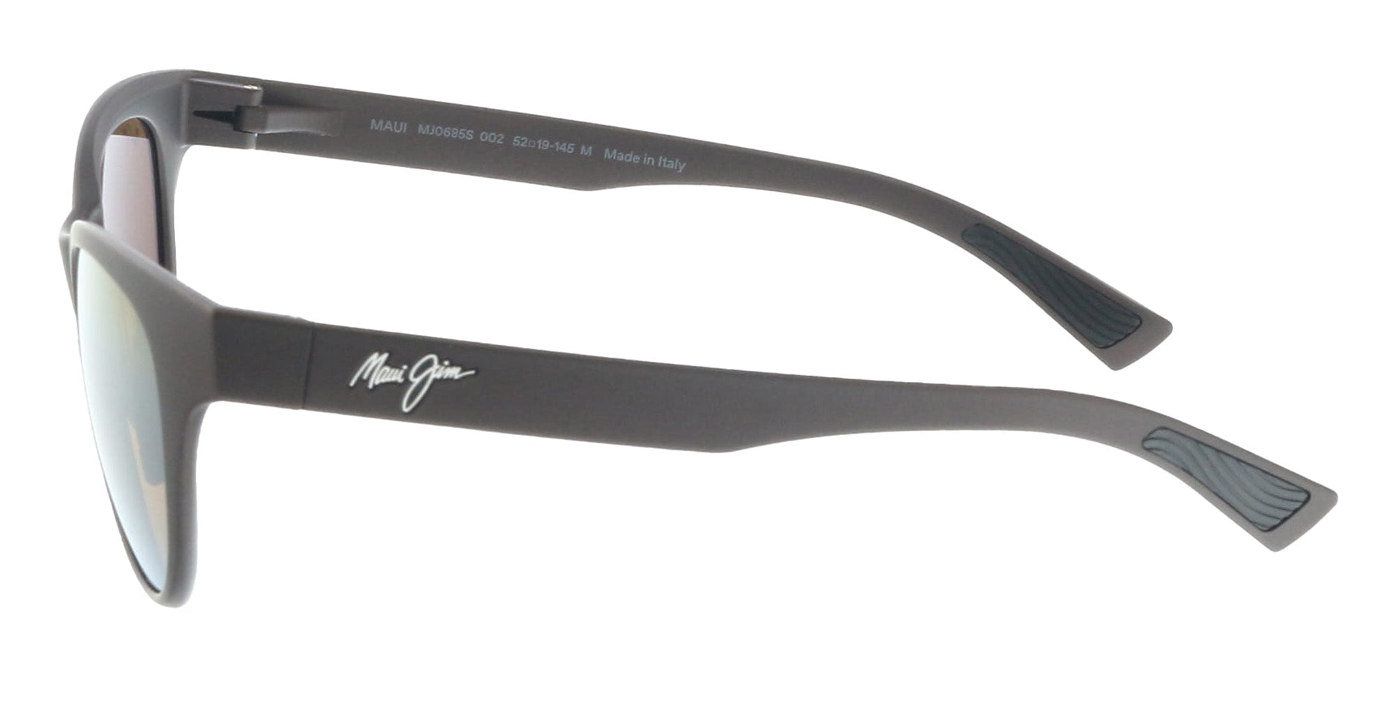 Maui Jim MJ0685S-002 Sleek Matte Brown Cat-Eye Bronze Polarized SuperThin