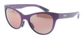 Maui Jim MJ0685S-004 Sleek Matte Violet Cat-Eye Sunglasses Maui Rose