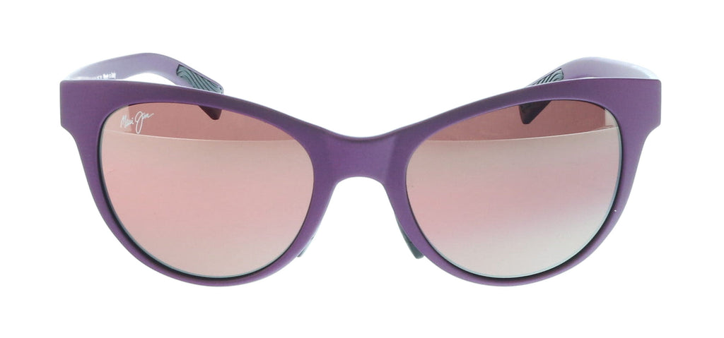 Maui Jim MJ0685S-004 Sleek Matte Violet Cat-Eye Sunglasses Maui Rose