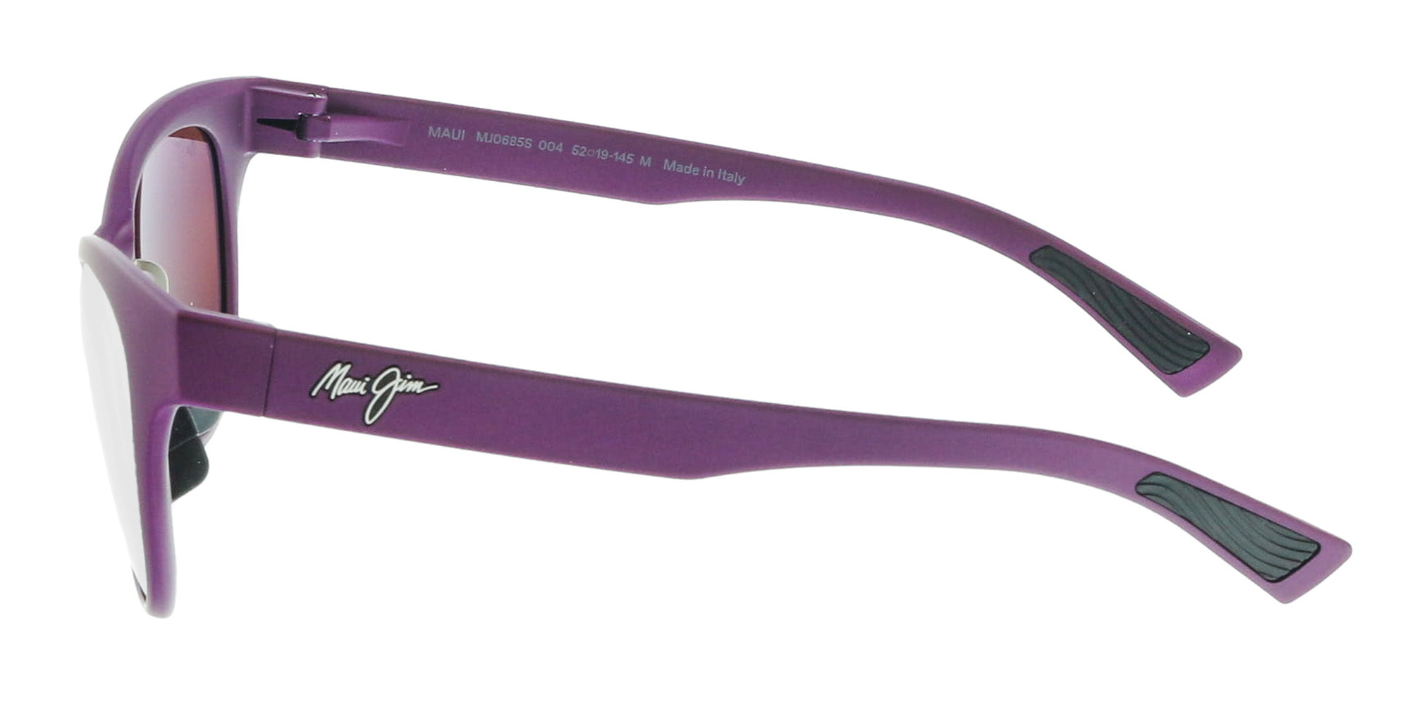 Maui Jim MJ0685S-004 Sleek Matte Violet Cat-Eye Sunglasses Maui Rose
