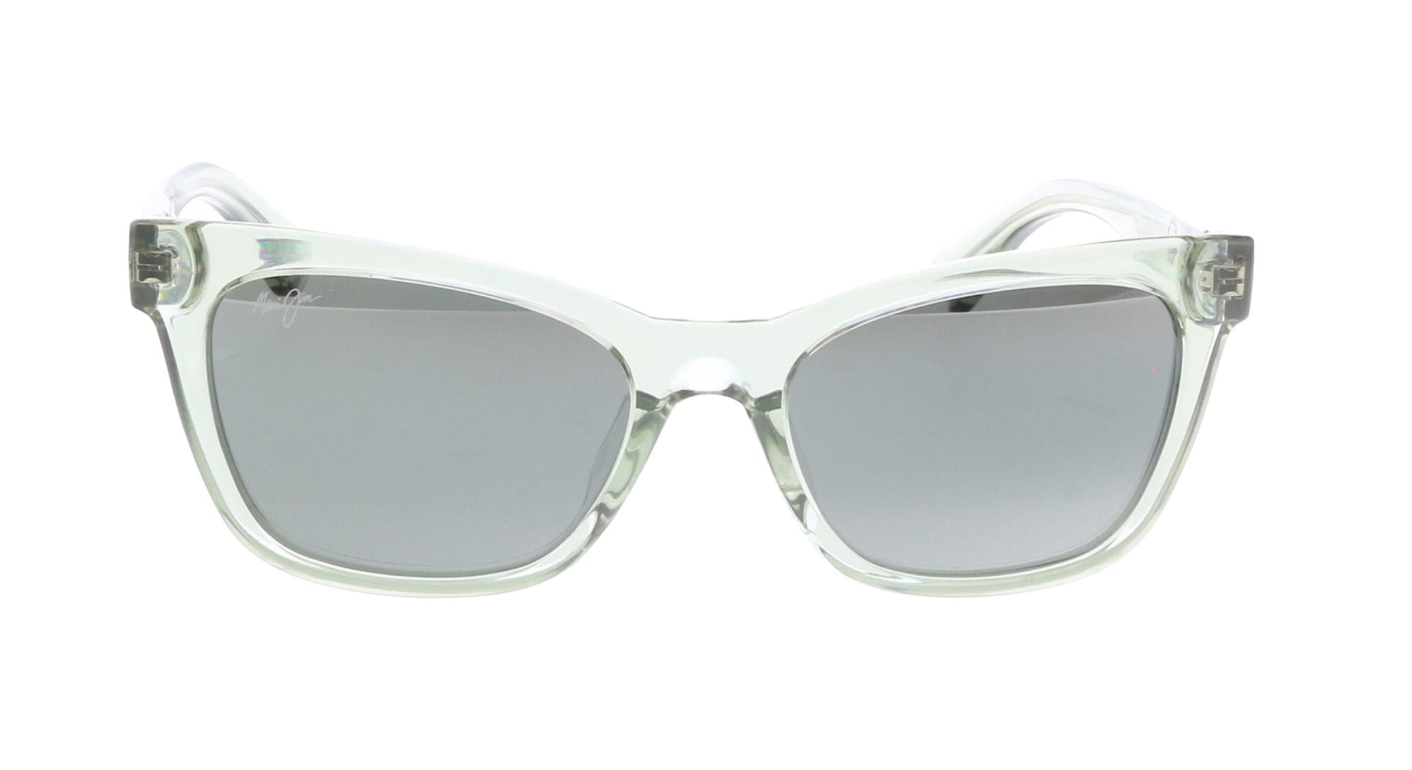 Maui Jim MJ0689S-003 Elegant Sage Green Cat-Eye Sunglasses Grey Polarized