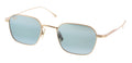Maui Jim MJ0690S-001 Refined Square Titanium Sunglasses in Matte Light Gold