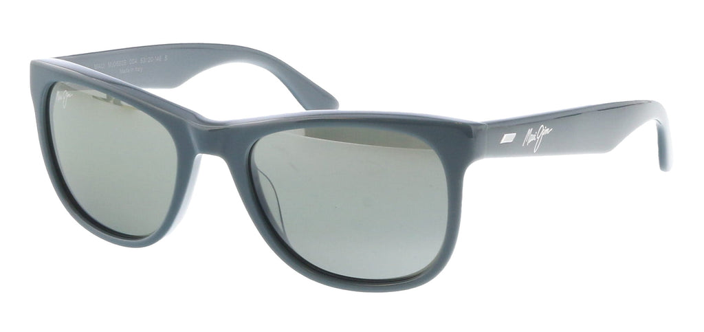 Maui Jim MJ0692S-004 Glossy Blue Square Acetate Sunglasses Grey Bi-Gradient