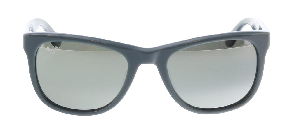 Maui Jim MJ0692S-004 Glossy Blue Square Acetate Sunglasses Grey Bi-Gradient