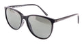 Maui Jim MJ0723S-003 Sleek Black Cat-Eye Sunglasses Polarized Grey