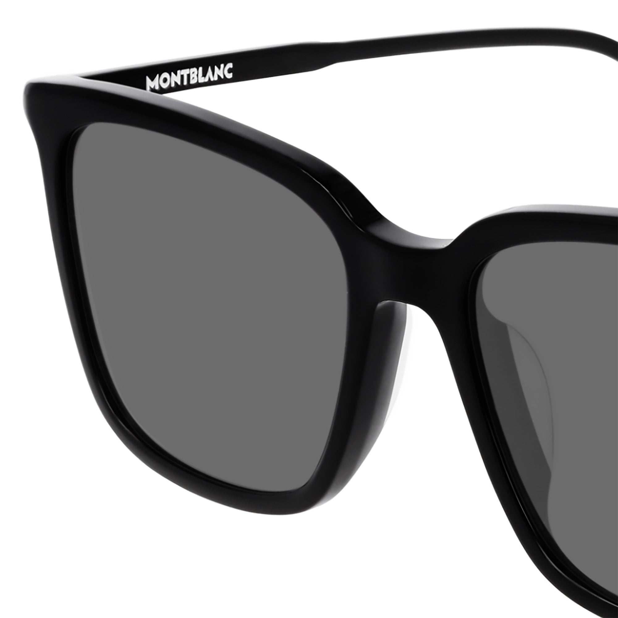 Montblanc MB0084SK-001  Black Square Frame Sunglasses Timeless Luxury Eyewear