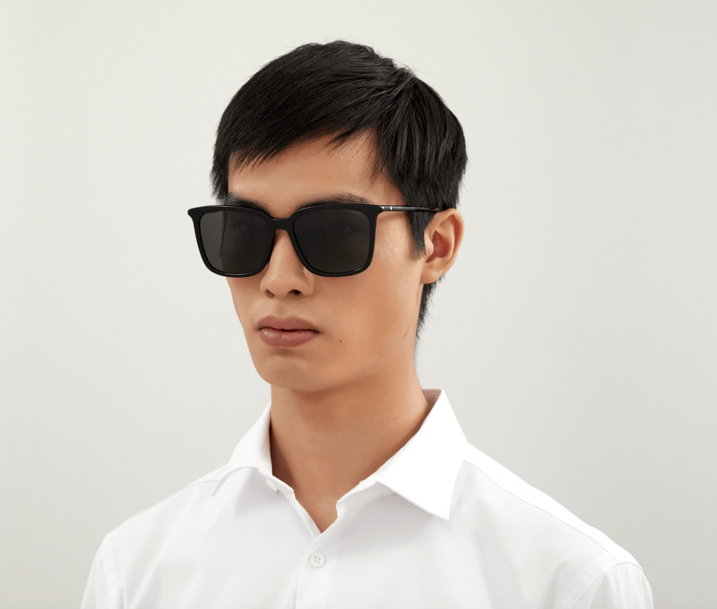 Montblanc MB0084SK-001  Black Square Frame Sunglasses Timeless Luxury Eyewear