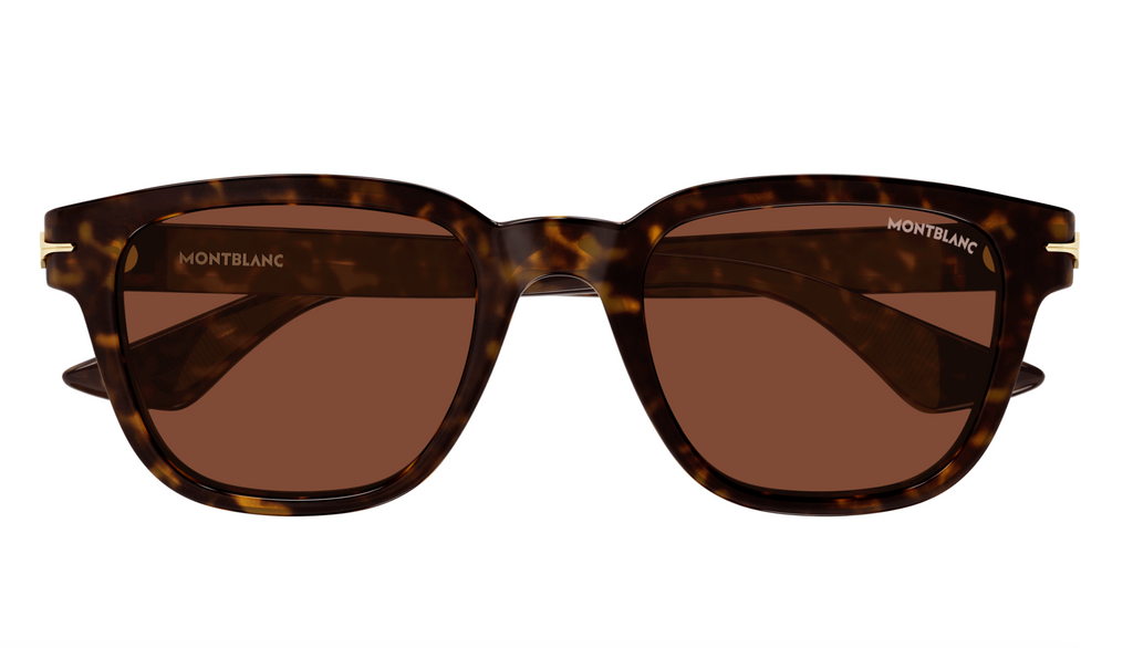 Montblanc MB0302S-012 Havana Brown Sunglasses Iconic Elegance